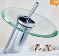 Round Glass Faucet 84H10-CHR-S