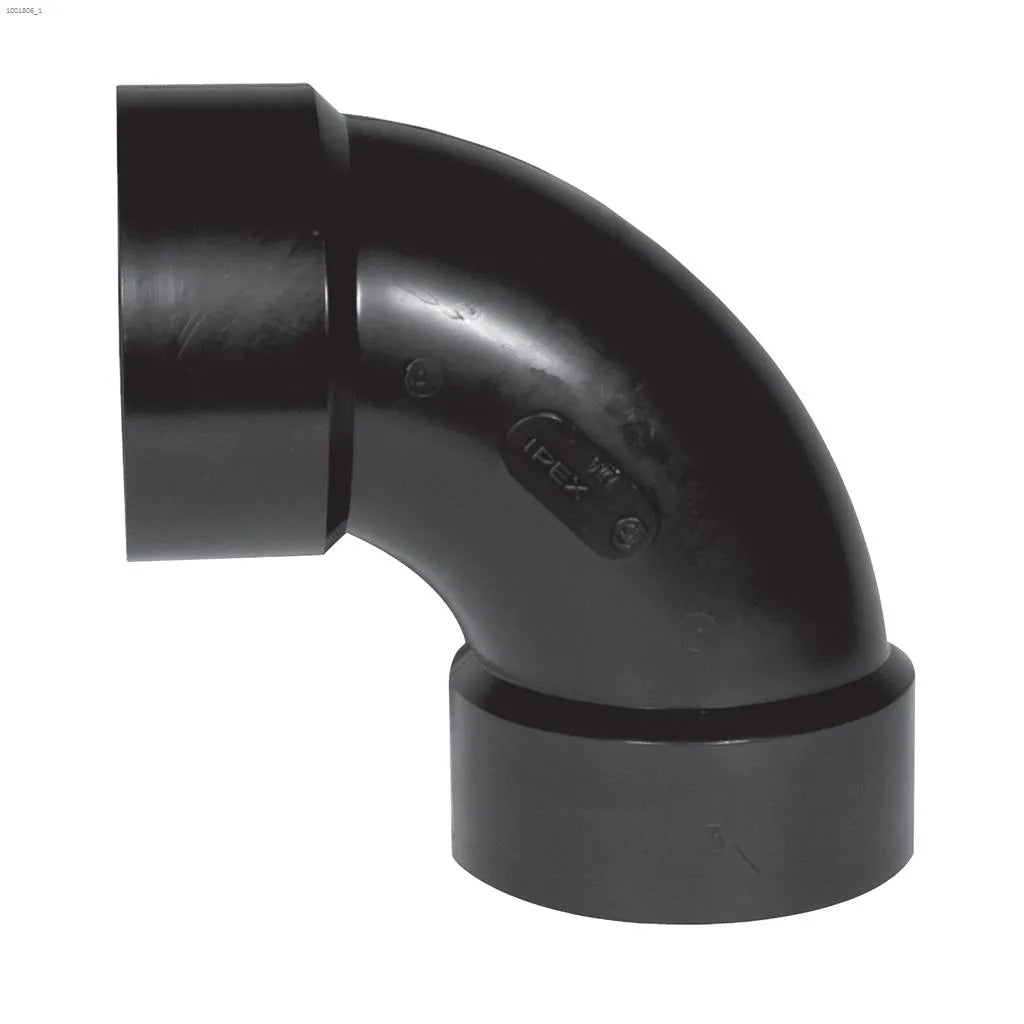 1-1/2 in x90?ABS DWV Long Elbow HxH