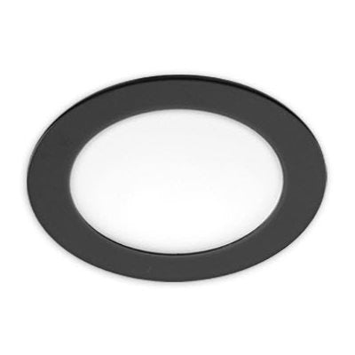 11 in trim round black