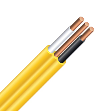 12/2 NMD90 Romex SIMpull Yellow Electrical Wire ROLL