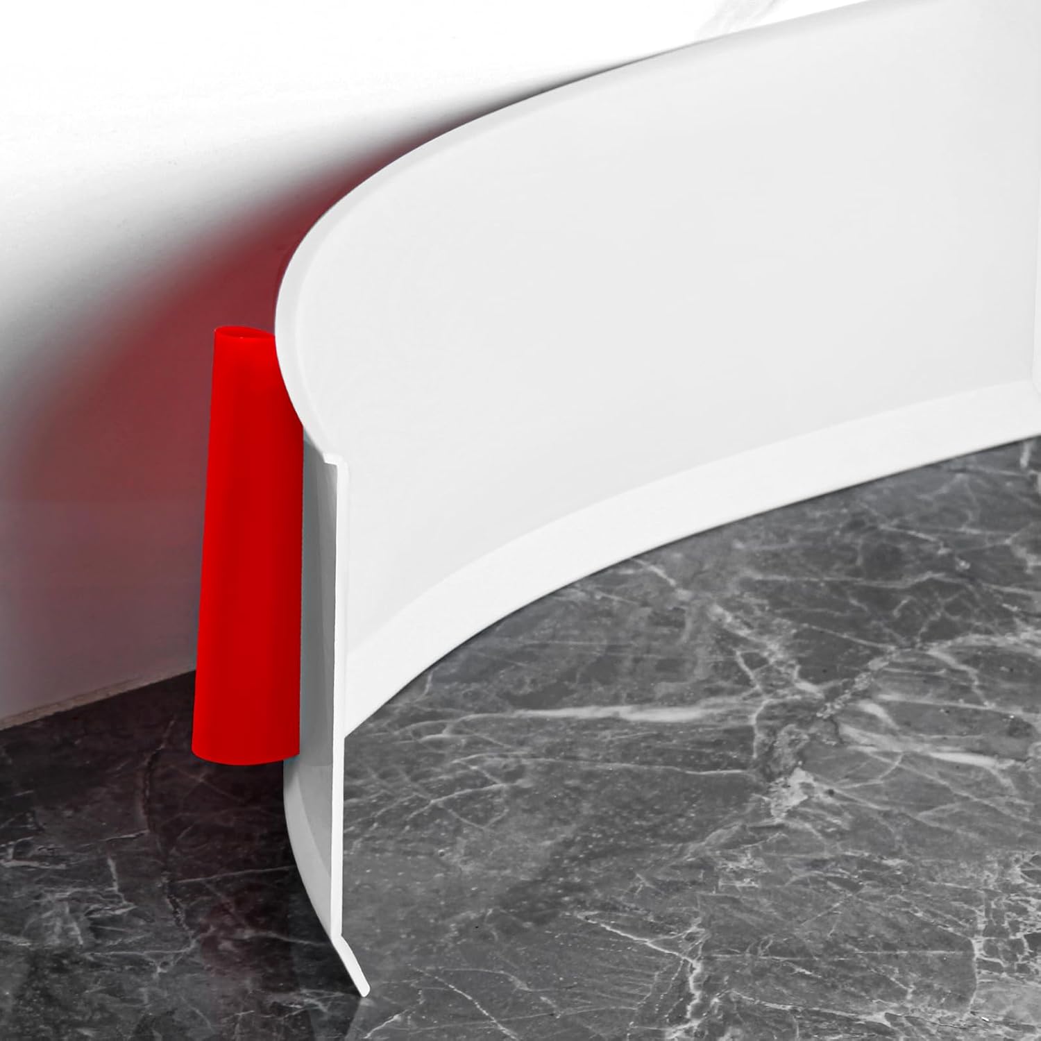 5-1/4 In. x 1/4 In. BY FT  Flat VINYL Baseboard