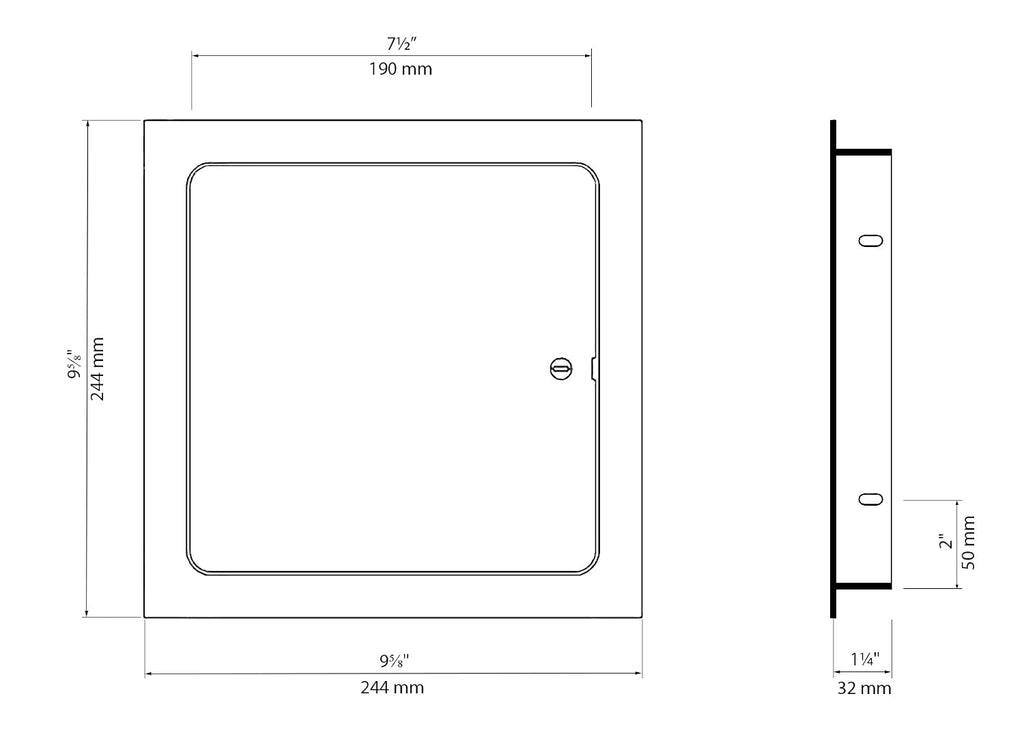 8 in X8 in METAL ACCESS DOOR