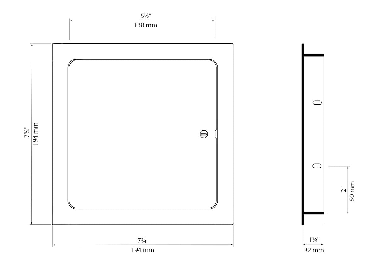 6 in X6 in METAL ACCESS DOOR