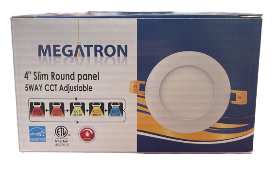 MEGATRON 4 in 9w LED WET-5CCT/WHITE