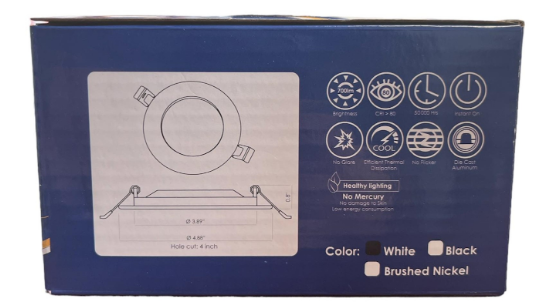 MEGATRON 4 in 9w LED WET-5CCT/WHITE