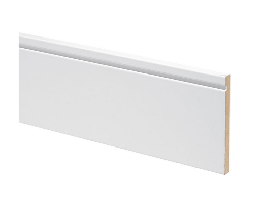 5 In. x 8 Ft. Groove Baseboard