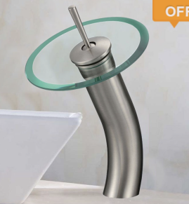 Round Glass Faucet 84H10-BN