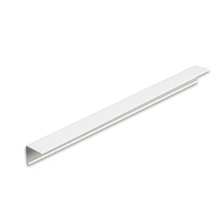 7/8 in x 7/8 in x 10 ft White Metal Wall Angle / M