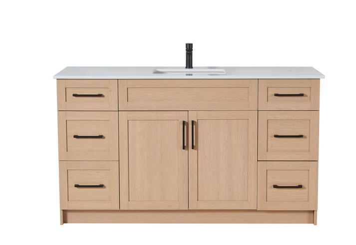 42" MDF Wood Color Vanity Lemon/Coco