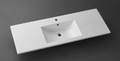24" Poly Marble Countertop Resin Basin
