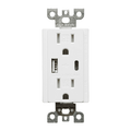 USB CHARGER TYPE A+C-20A/WHITE