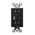 USB CHARGER TYPE A+C-15A/BLACK