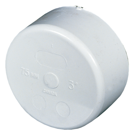 4 in PVC HUB CAP
