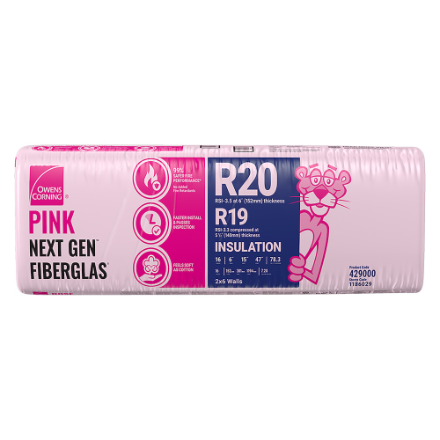 R20 x 15" x 78.3sf [5/Multi] FIBERGLAS PINK INSULATION